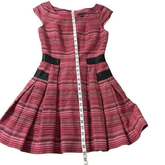 A/X Armani Echange Cap Sleeve Pleated Dress Size 2 - Picture 10 of 16